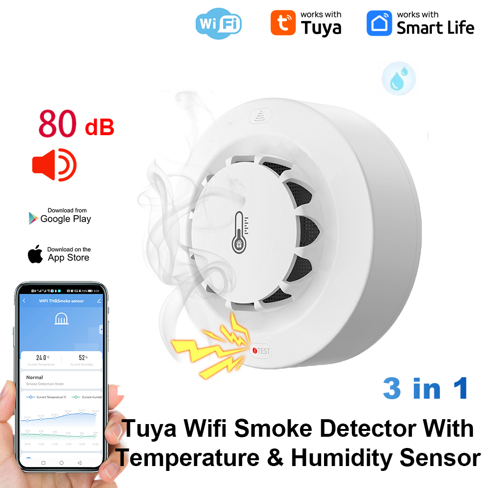 Smart Home Security - Tuya WiFi Temperature and Humidity Sensor