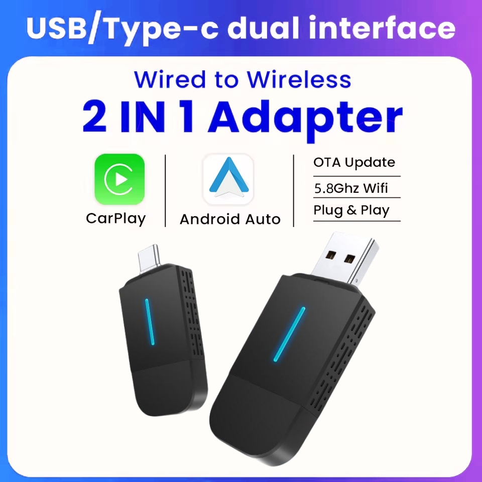 Smart Home Usb - ANYFAR Dual Interface Wireless CarPlay Android
