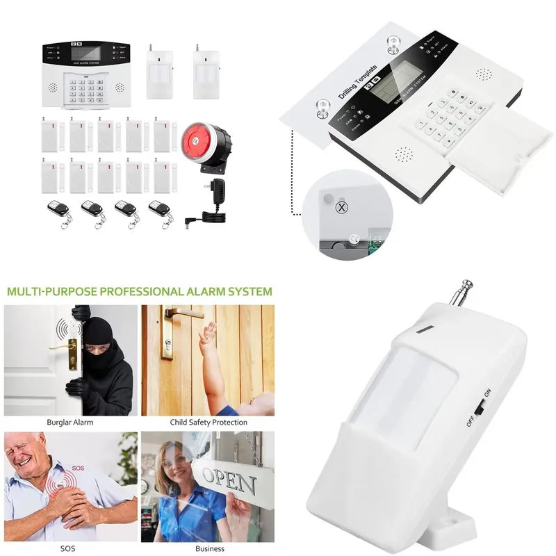 Smart Home Remote Control - House Burglar Alarm Kit Auto Dial