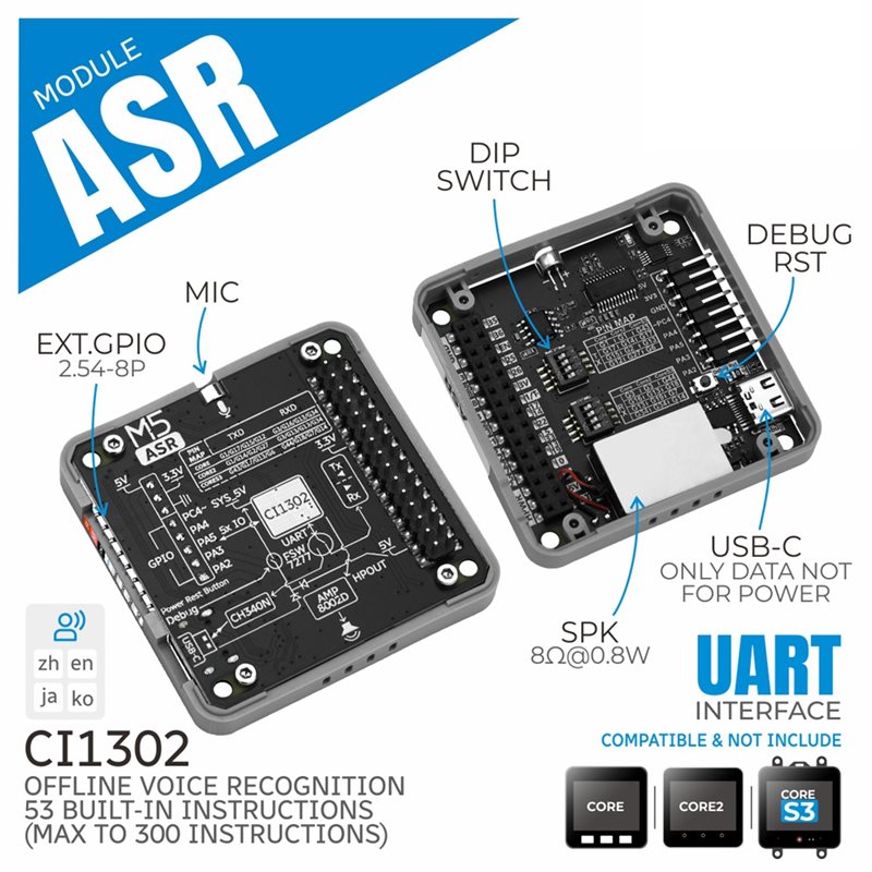 Smart Home Ir - ASR Module AI Intelligent Offline Voice