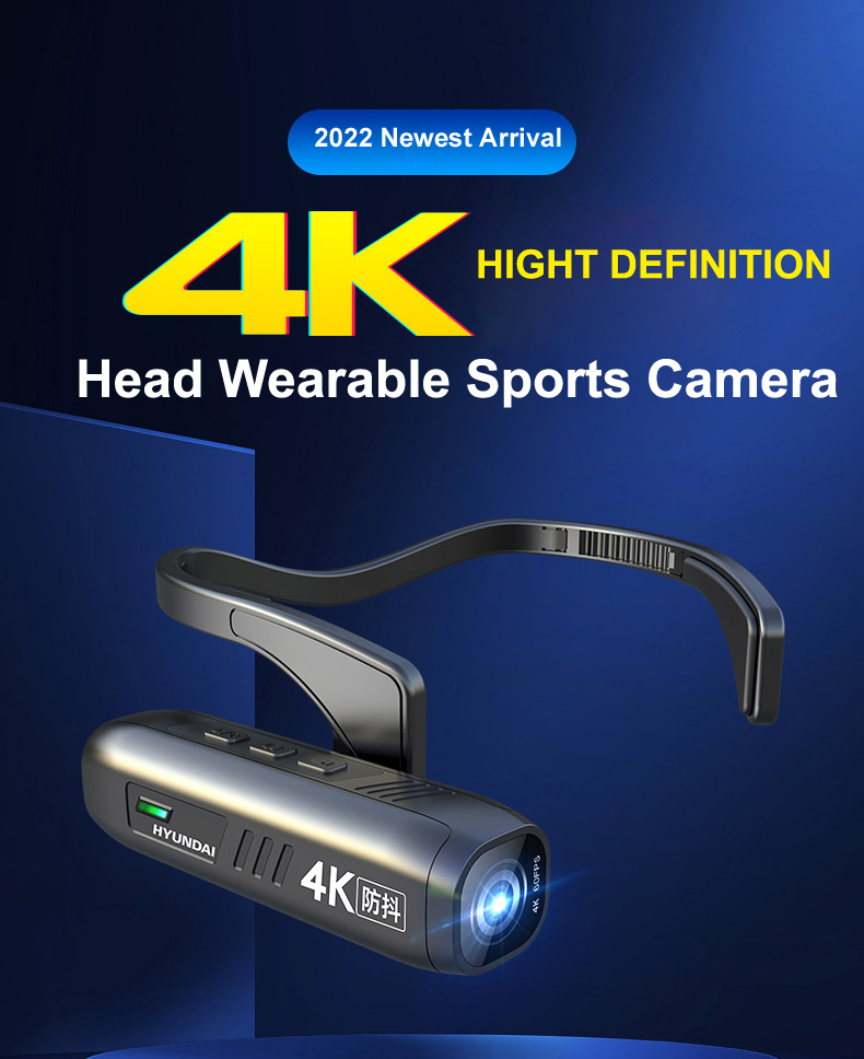 Smart Home Outdoor Camera - Smart Outdoor Sports 5K Head Wearable