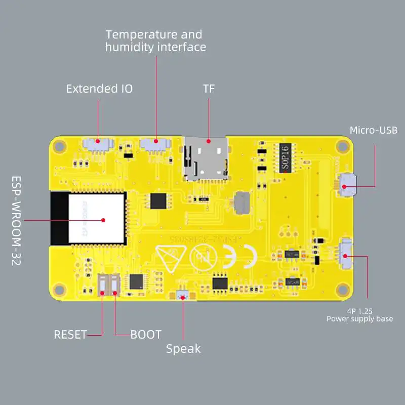 Smart Home Esp32 - ESP32-3248S035 3.5 Inch Smart LCD Display