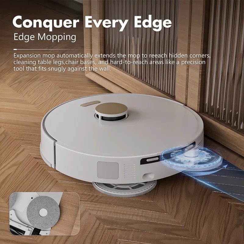 Smart Home Remote Control - Robotic Vacuum Cleaner, Wet Dry Mopping,