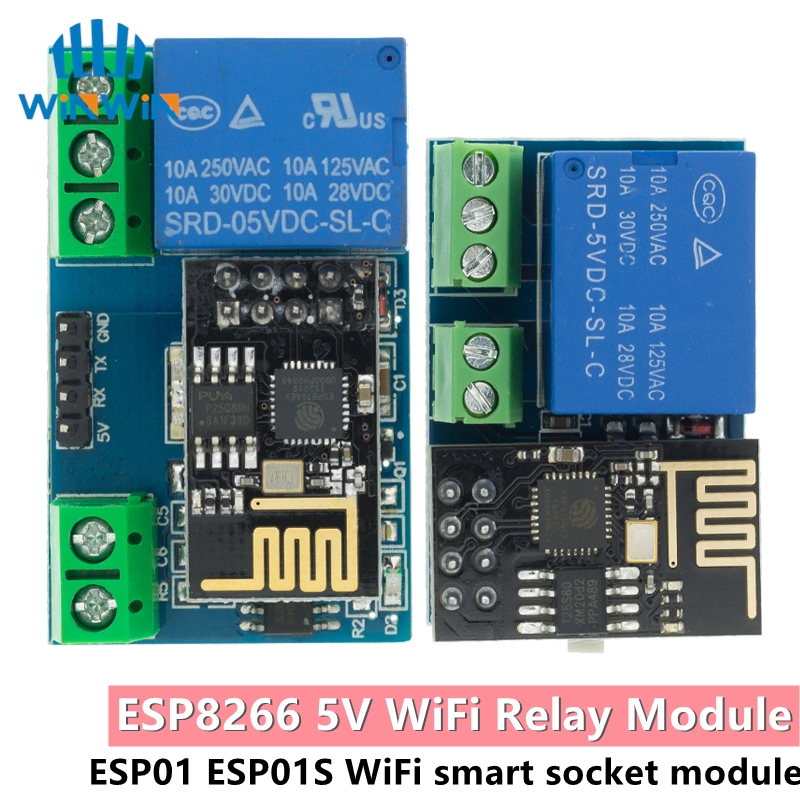 Smart Home Esp8266 - ESP8266 ESP-01 ESP-01S 5V WiFi Relay