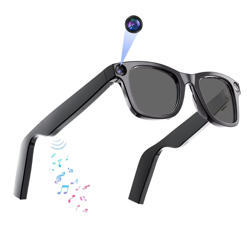 Smart Home Outdoor Camera - E02 Meta Smart Glasses with Camera