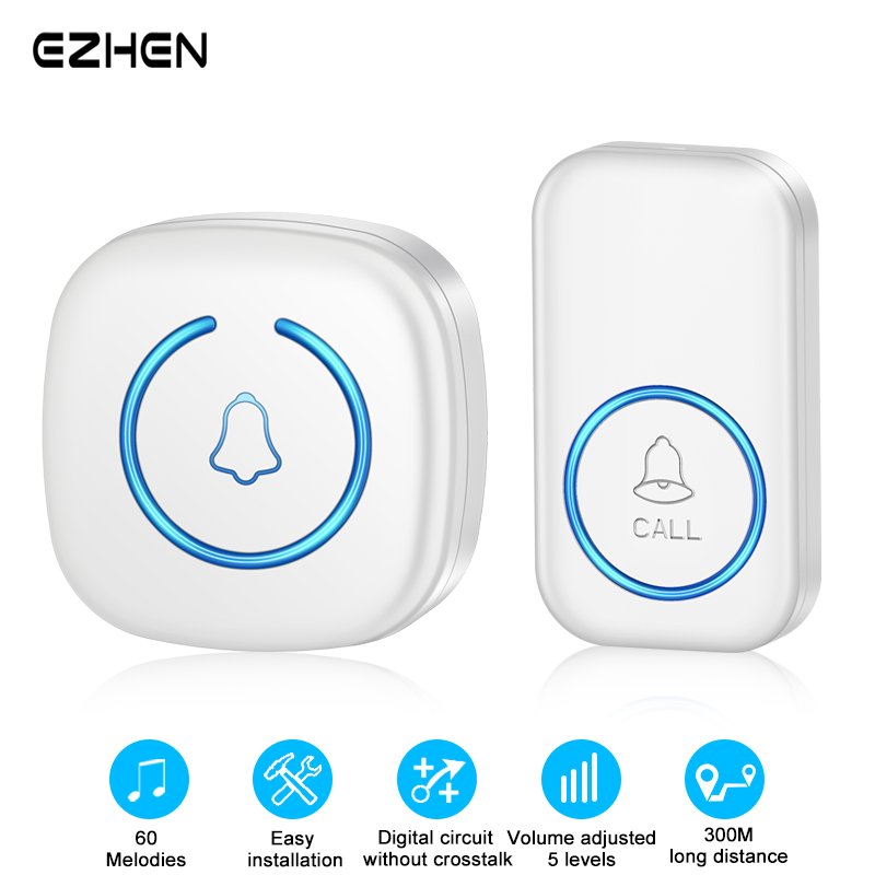 Smart Home Europe - EZHEN Smart Wireless Doorbell Welcome Door