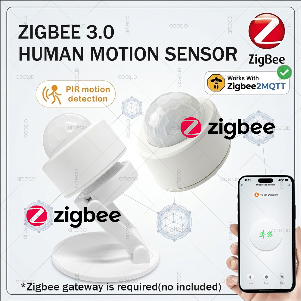 Smart Home Security - Zigbee 3.0 Mini PIR Motion Sensor