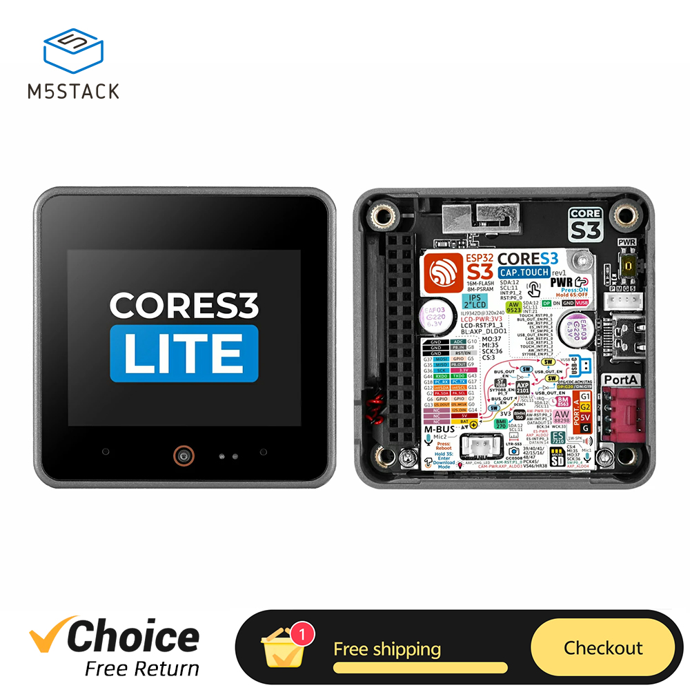 Smart Home Esp32 - M5Stack CoreS3 Lite Programmable IoT Controller