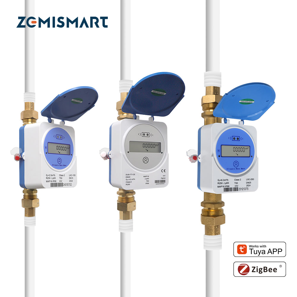 Smart Home Sistem - Zemismart Zigbee Smart Ultrasonic Water Meter
