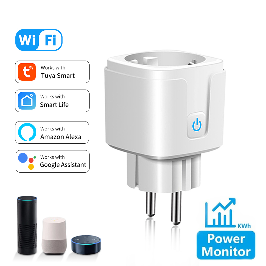 Smart Home Europe - Tuya Smart Socket EU 16A AC100-240V