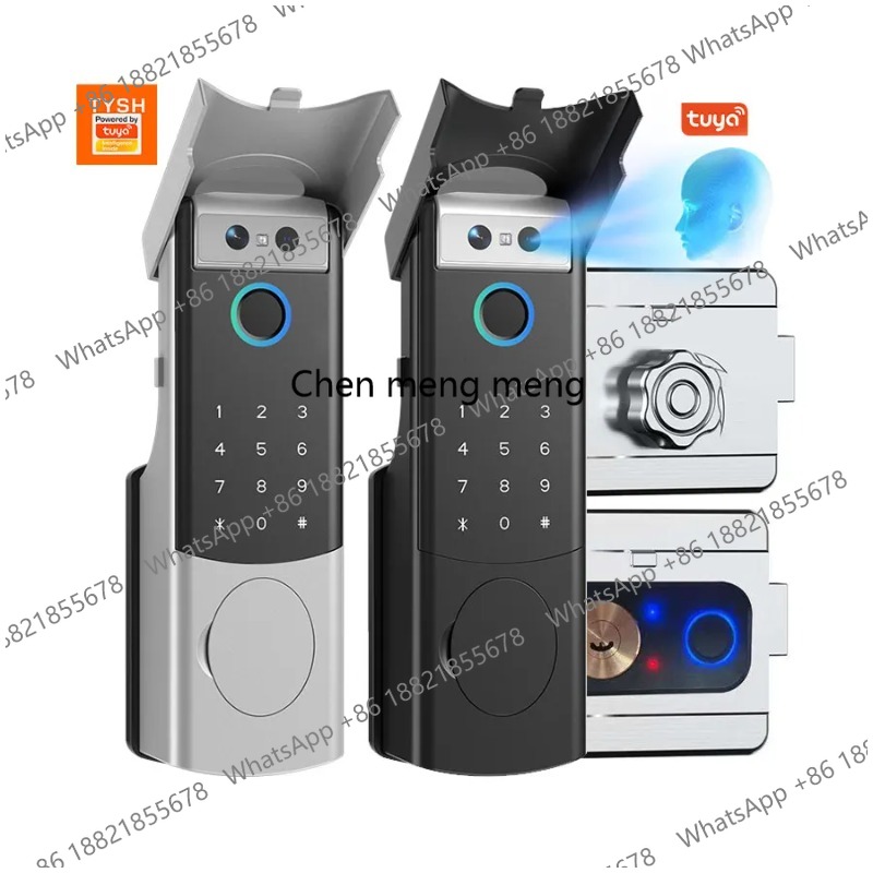 Wifi Doorbell Camera - Waterproof Rim Lock Fingerprint Remote Unlocking