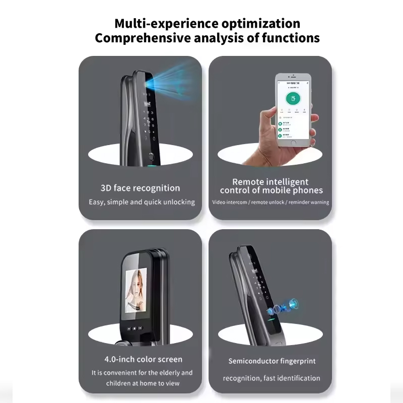 HX5 Smart Door Lock 3D Face Re - Smart Home Security ulasan dan harga
