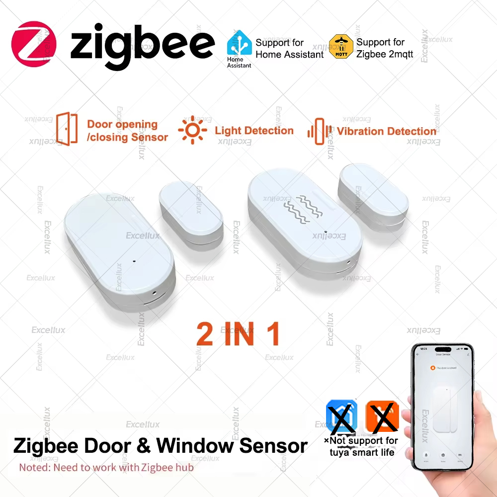Zigbee 3.0 Door Window Sensor  - Smart Home Security ulasan dan harga
