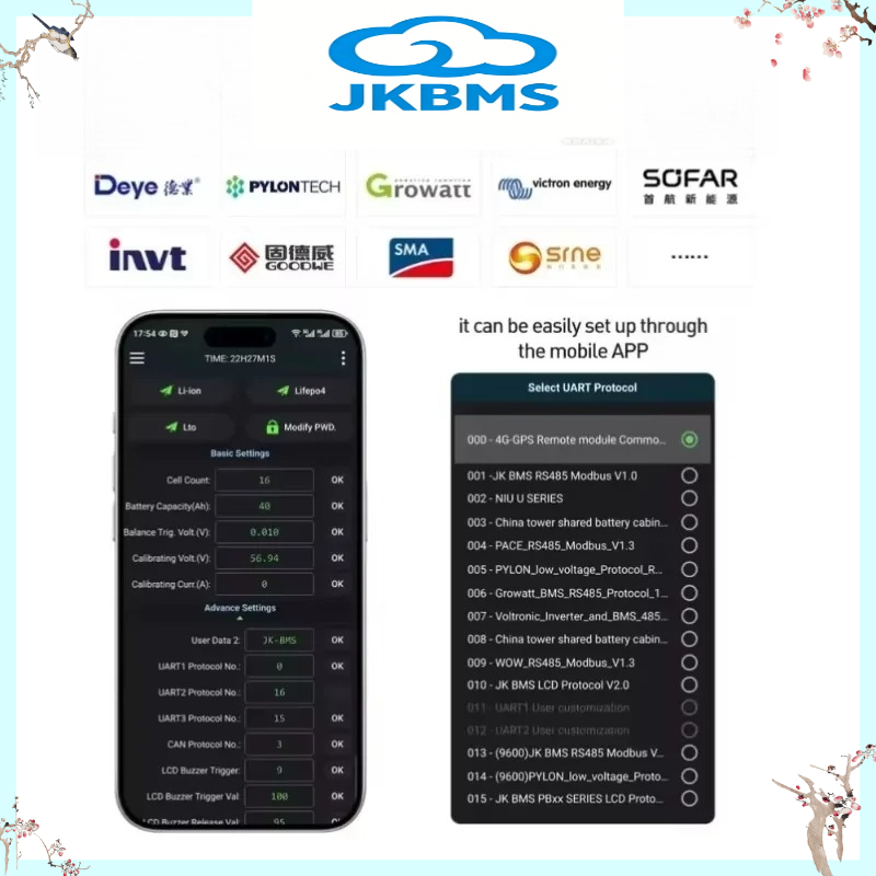 JIKONG JKBMS V19 Inverter BMS  - Smart Home Energy ulasan dan harga