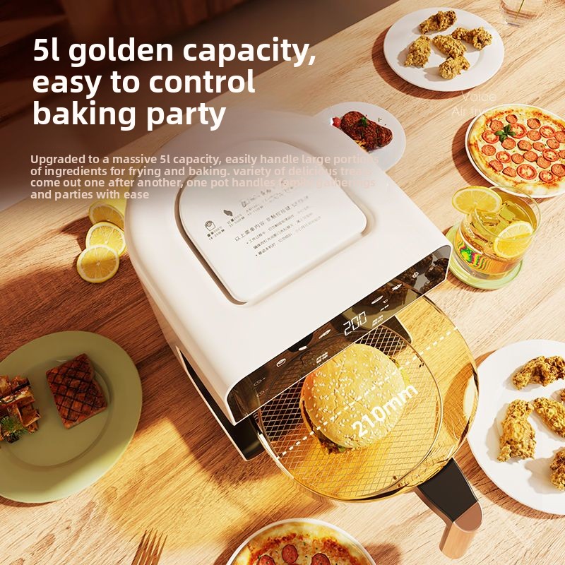 Visual air fryer, home smart v - Smart Home Oven ulasan dan harga