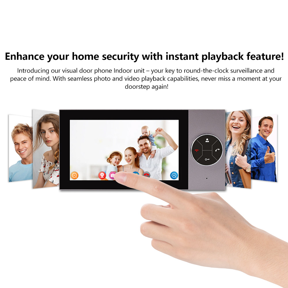 7Inch IPS Screen 2MP 1080P Tuy - Wifi Doorbell Camera ulasan dan harga