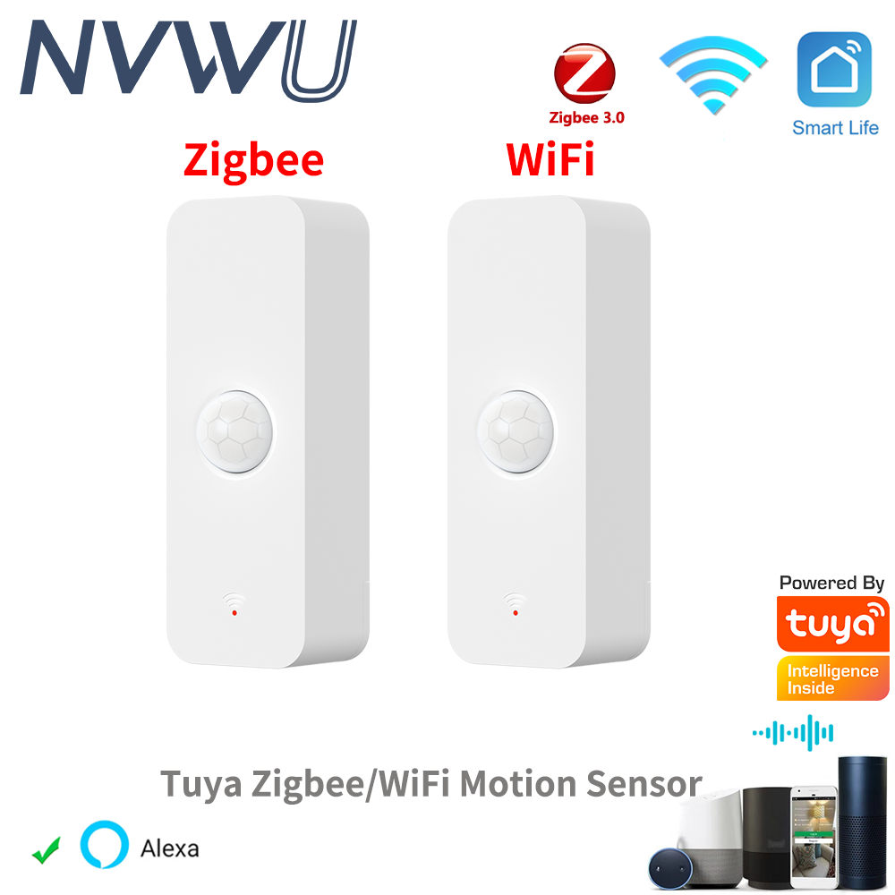 Tuya WiFi Zigbee PIR Motion Se - Smart Home Security ulasan dan harga