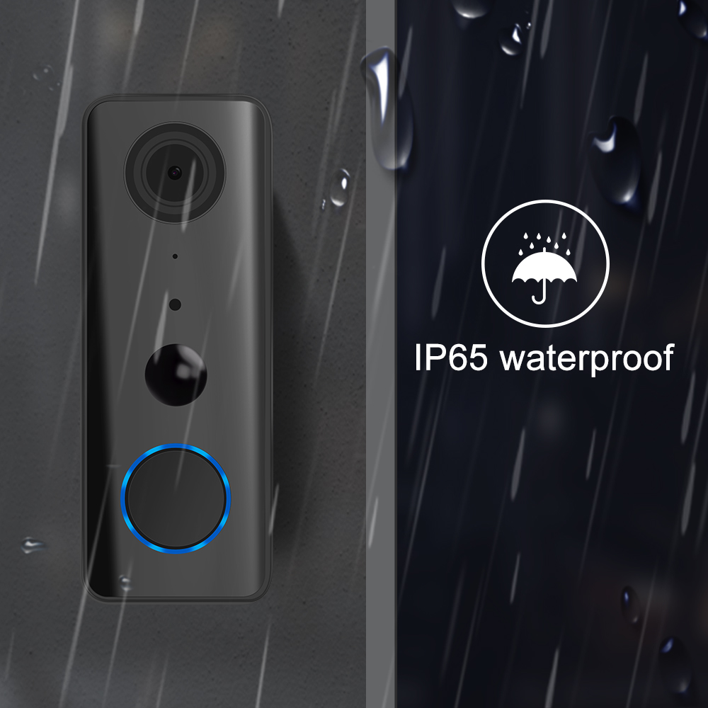 2MP 1080P Tuya APP Bluetooth   - Wifi Doorbell Camera ulasan dan harga