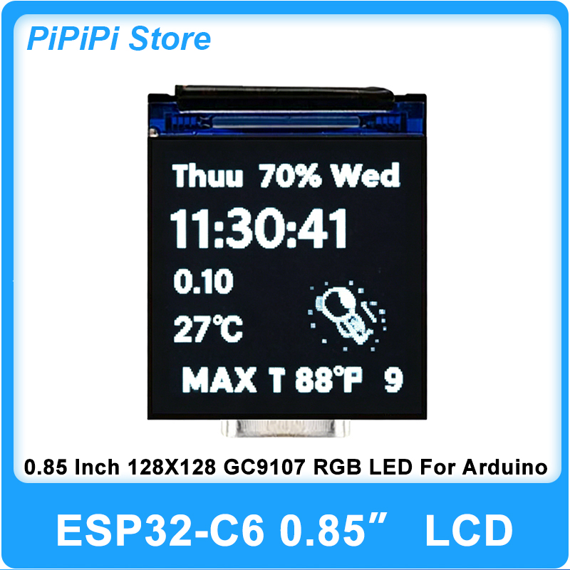 ESP32 C6 0.85 Inch 128X128 IPS - Smart Home Esp32 ulasan dan harga