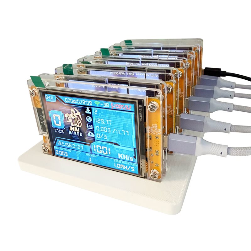 6X 1000KH/S Nmminer Nerdminer+ - Upgrade Smart Home ulasan dan harga