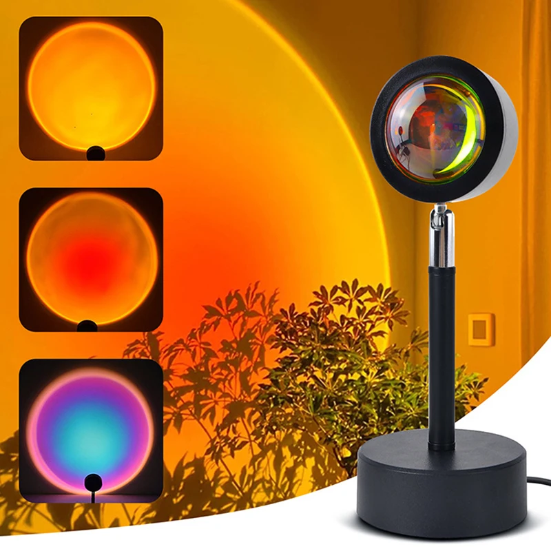 Smart LED Sunset Lamp Colorful - Smart Home Sistem ulasan dan harga