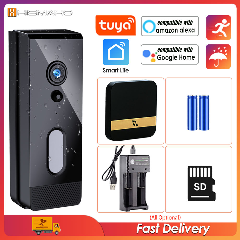 Tuya WiFi Doorbell Camera Outd - Smart Home Outdoor Camera ulasan dan harga
