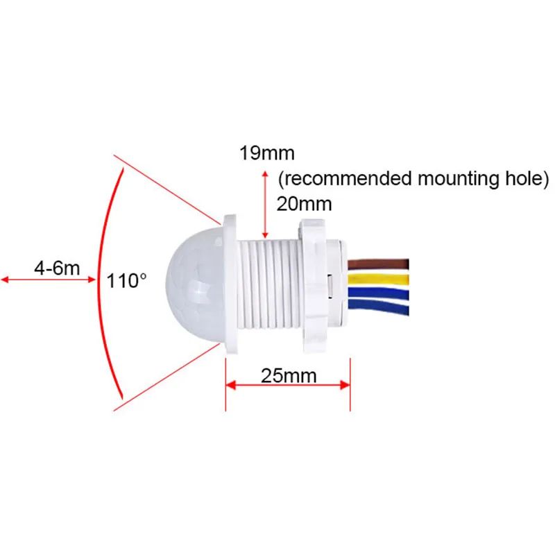 AC 110V 220V Mini Motion Senso - Smart Home Project ulasan dan harga
