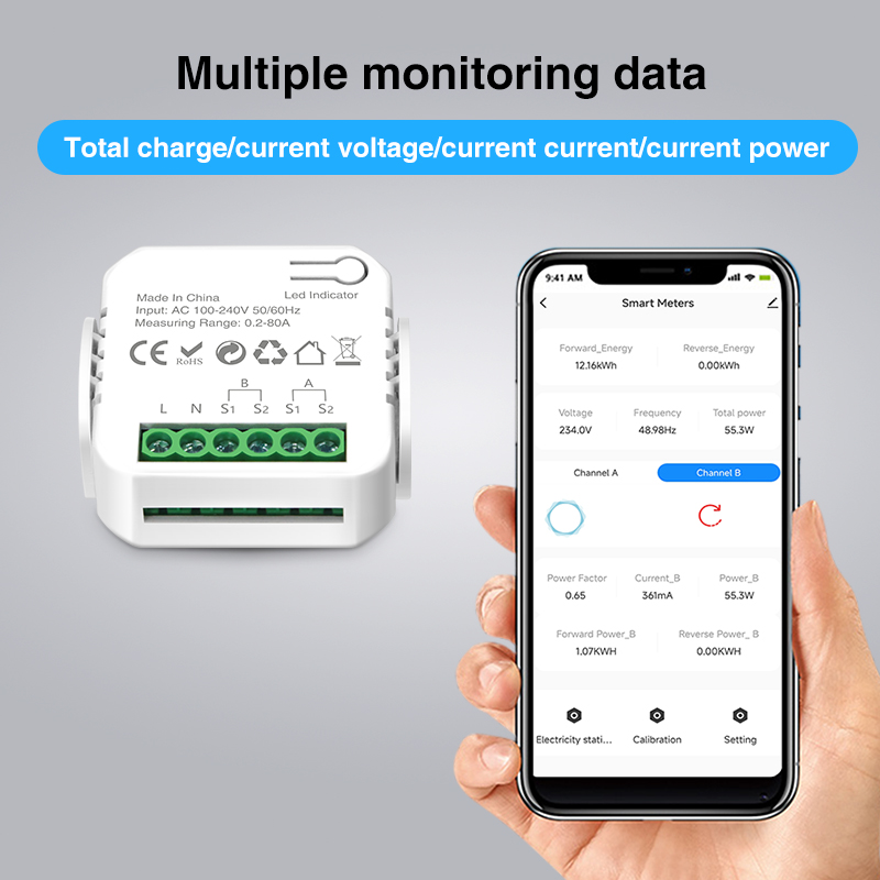 Tuya Smart Wifi Intelligent En - Smart Energy Monitor ulasan dan harga