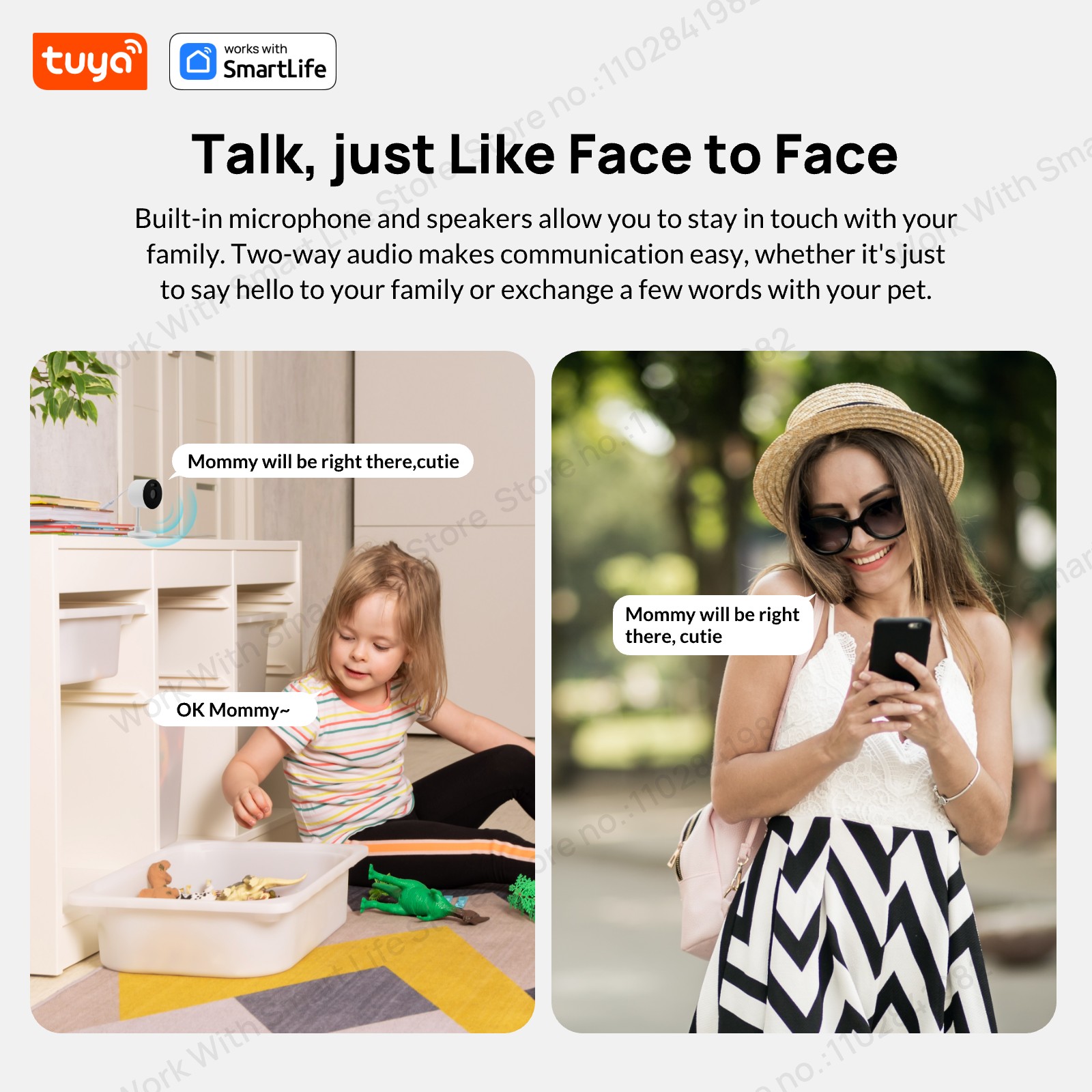 3MP HD Tuya Smart Indoor/Outdo - Smart Home Camera Ezviz ulasan dan harga