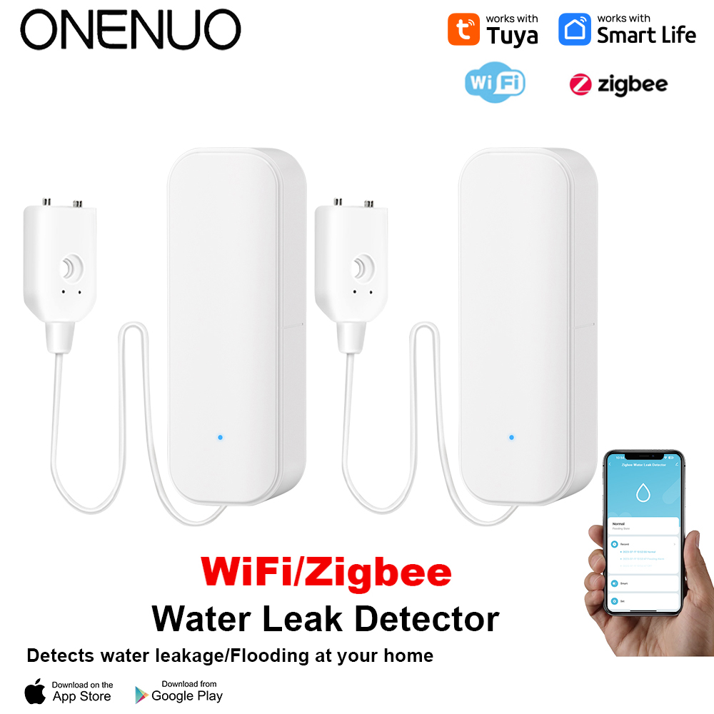 WiFi or Zigbee Water Leak Sens - Smart Home Or Smart Home ulasan dan harga