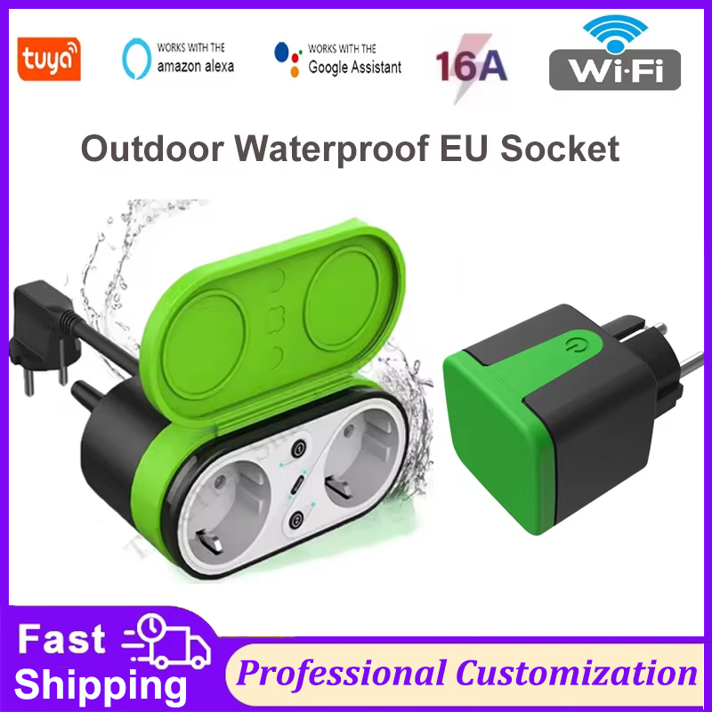 Tuya EU 16A Wifi Smart Outdoor - Smart Home Project ulasan dan harga