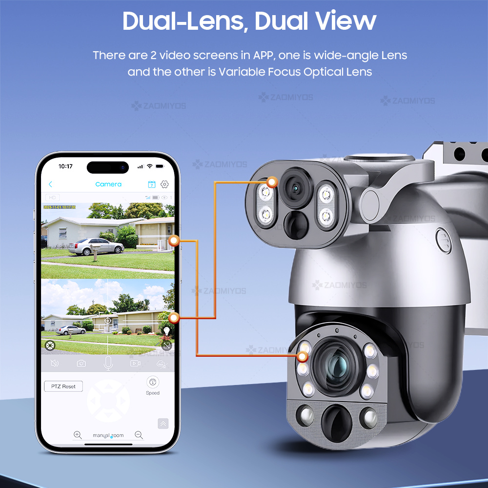 4K 50X ZOOM 10MP Solar Camera  - Smart Home Outdoor Camera ulasan dan harga