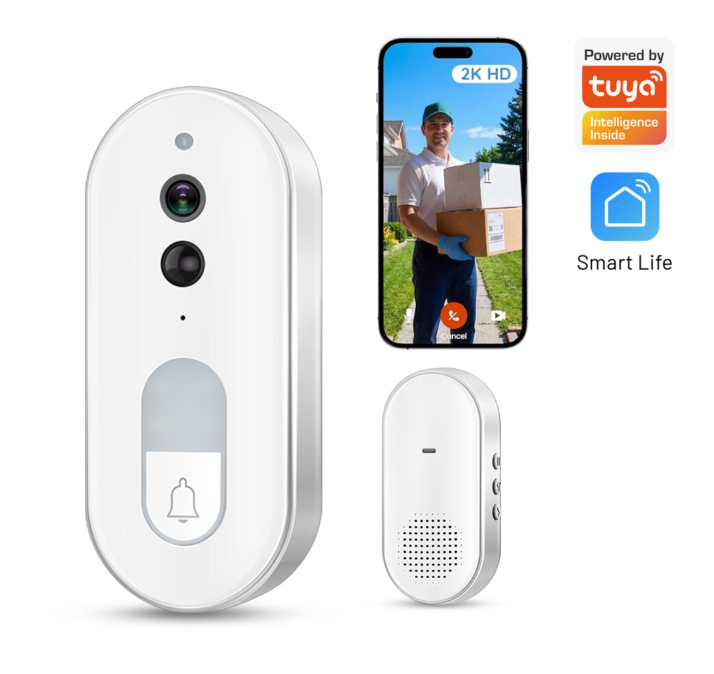 Tuya Smart Video Doorbell Wire - Smart Home Outdoor Camera ulasan dan harga