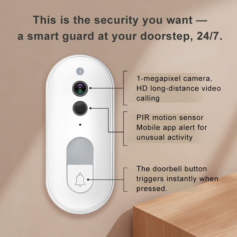 Tuya Smart Video Doorbell Wire - Smart Home Outdoor Camera ulasan dan harga