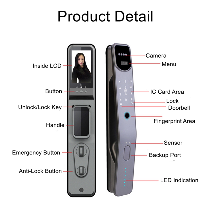 Tuya Wifi Electronic Fingerpri - Wifi Doorbell Camera ulasan dan harga