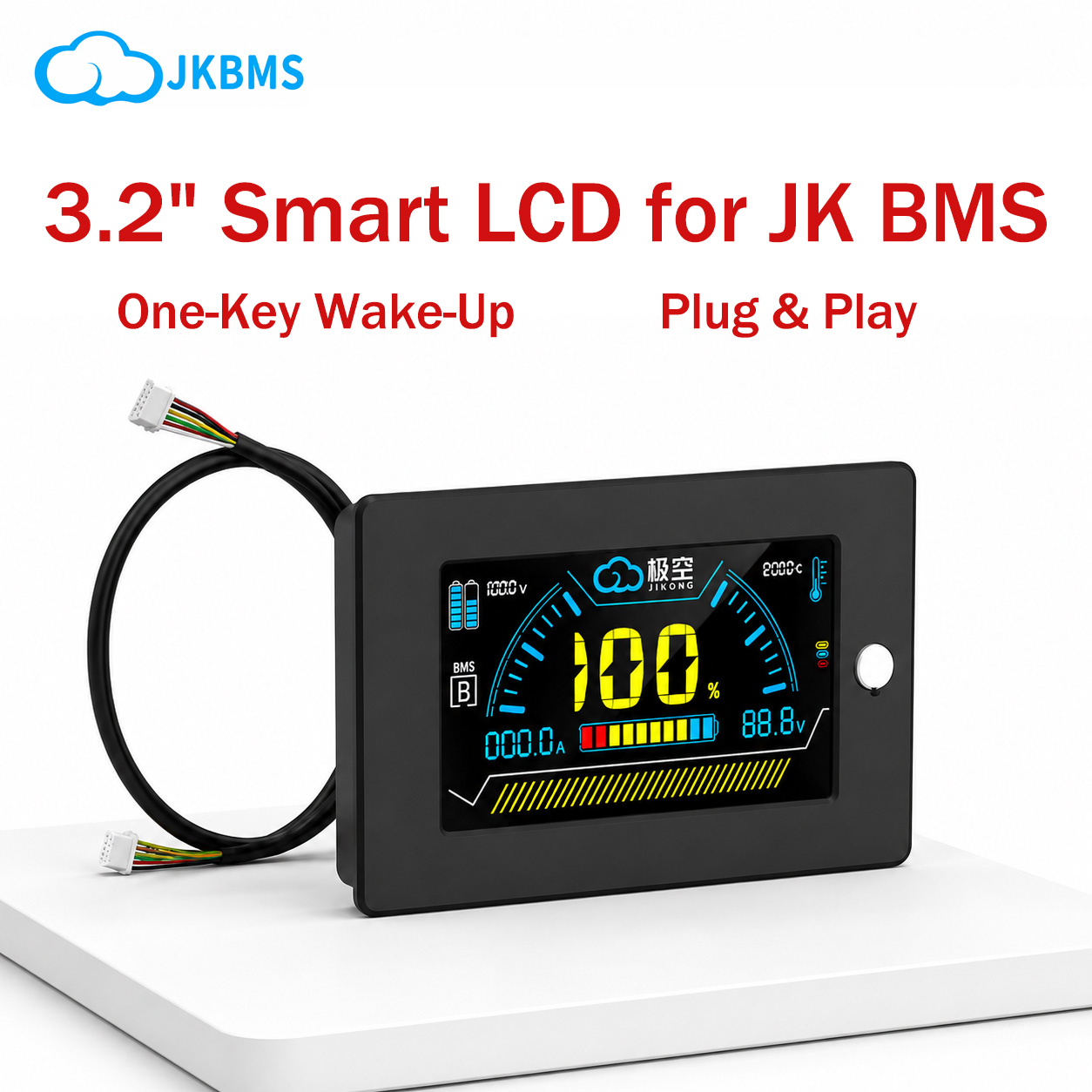 JIKONG JK BMS LCD Display Scre - Smart Energy Monitor ulasan dan harga