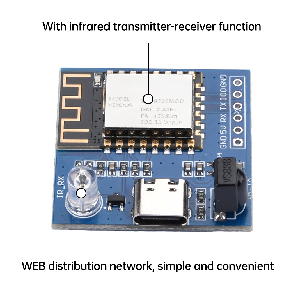 ESP8266/ESP32 IR Transmitter&R - Smart Home Esp8266 ulasan dan harga