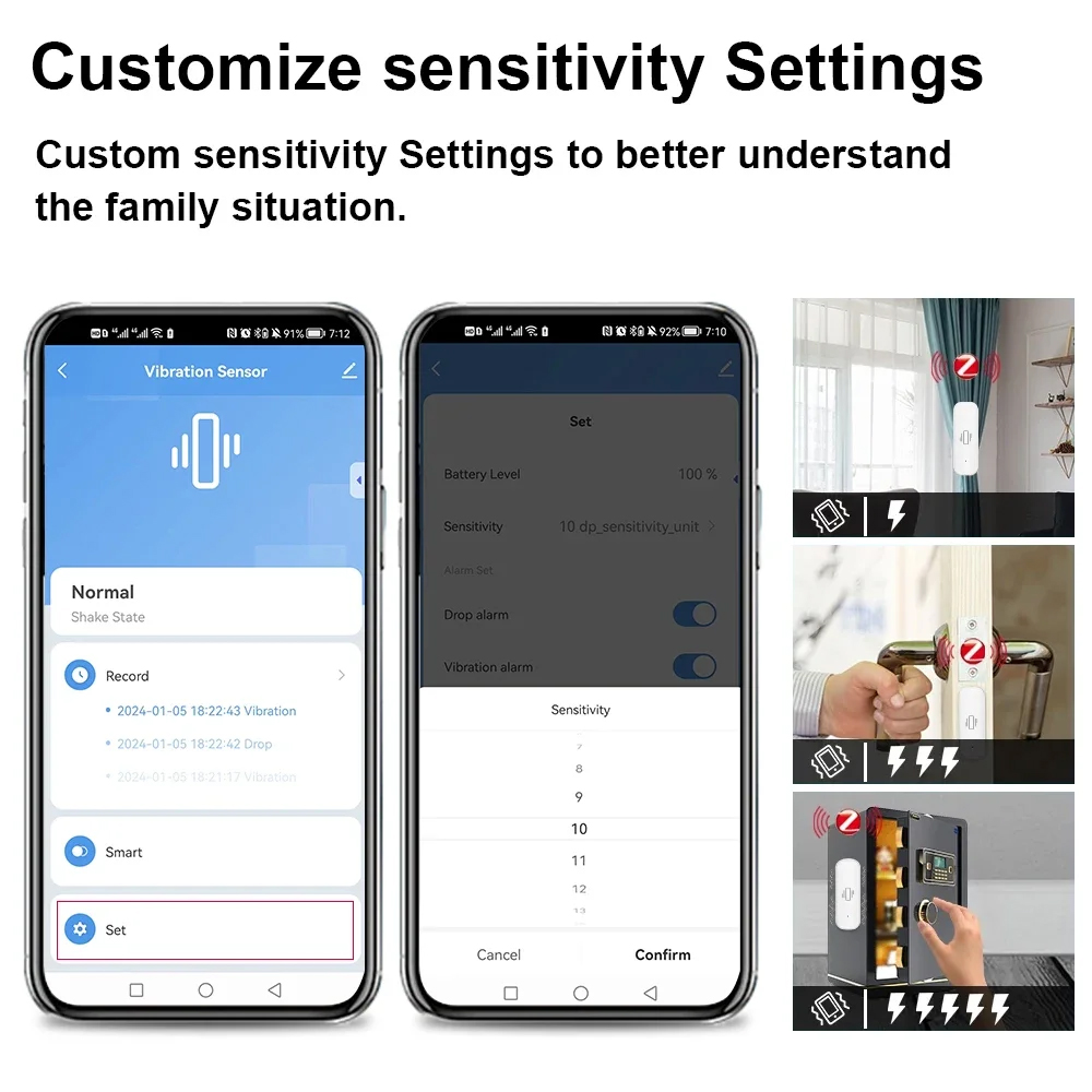 Smart ZigBee Vibration Sensor  - Smart Home Project ulasan dan harga