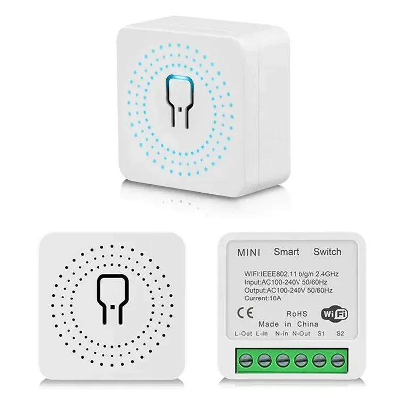 16A Tuya WiFi Smart Switch 2-w - Smart Energy Monitor ulasan dan harga
