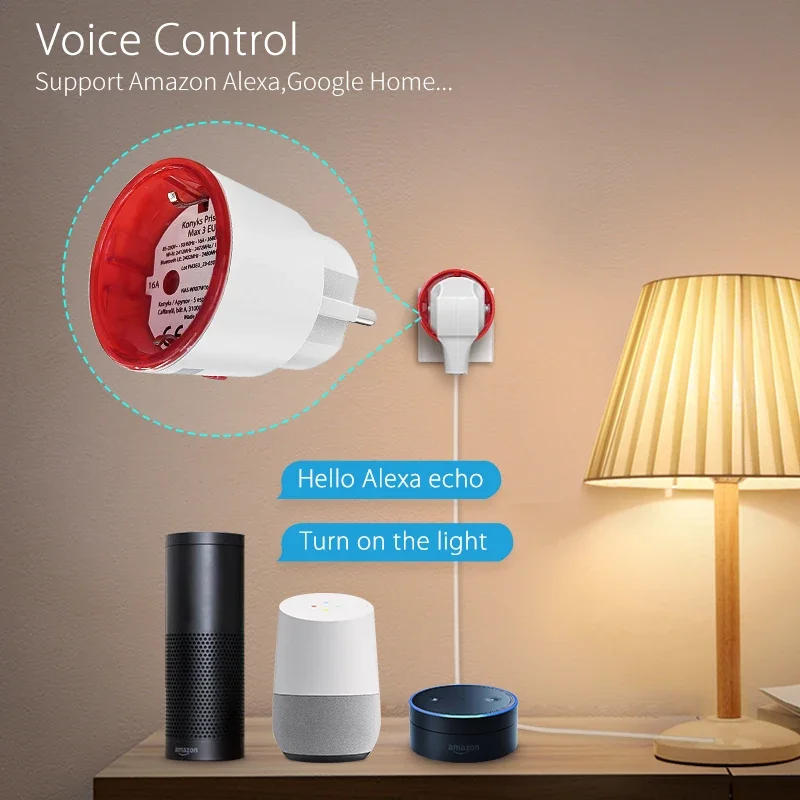 Tuya WiFi Smart Plug Socket EU - Smart Home Europe ulasan dan harga