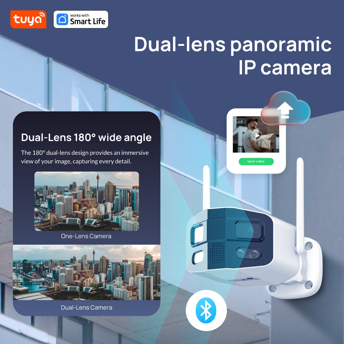 Tuya Smart 4MP 2.5K Dual-Lens  - Smart Home Camera Ezviz ulasan dan harga