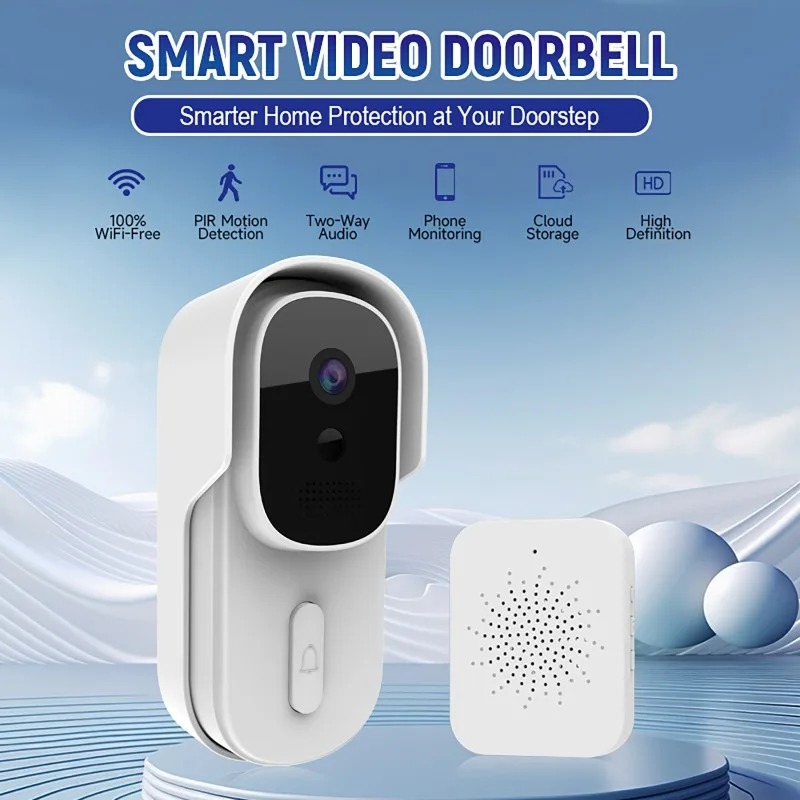 Wide View Tuya Smart Life APP  - Wifi Doorbell Camera ulasan dan harga
