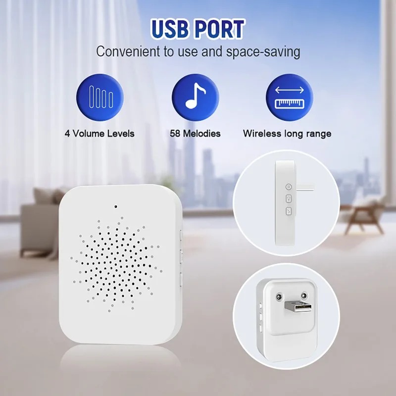 Wide View Tuya Smart Life APP  - Wifi Doorbell Camera ulasan dan harga