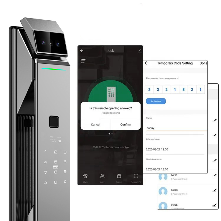 Face Smart Doorbell Lock Finge - Wifi Doorbell Camera ulasan dan harga