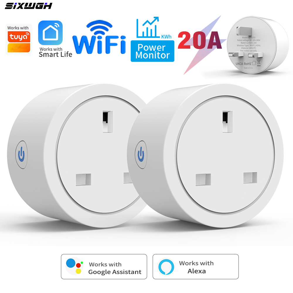 20A Tuya WiFi Smart UK Plug So - Smart Home Or Smart Home ulasan dan harga