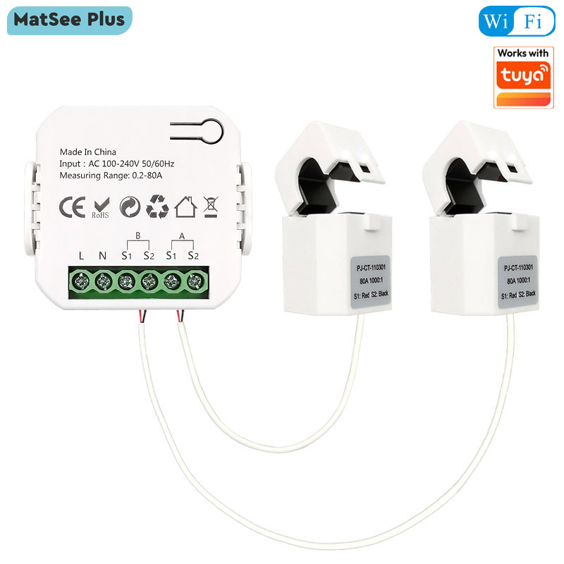 Smart WiFi Energy Meter Bidire - Smart Energy Monitor ulasan dan harga