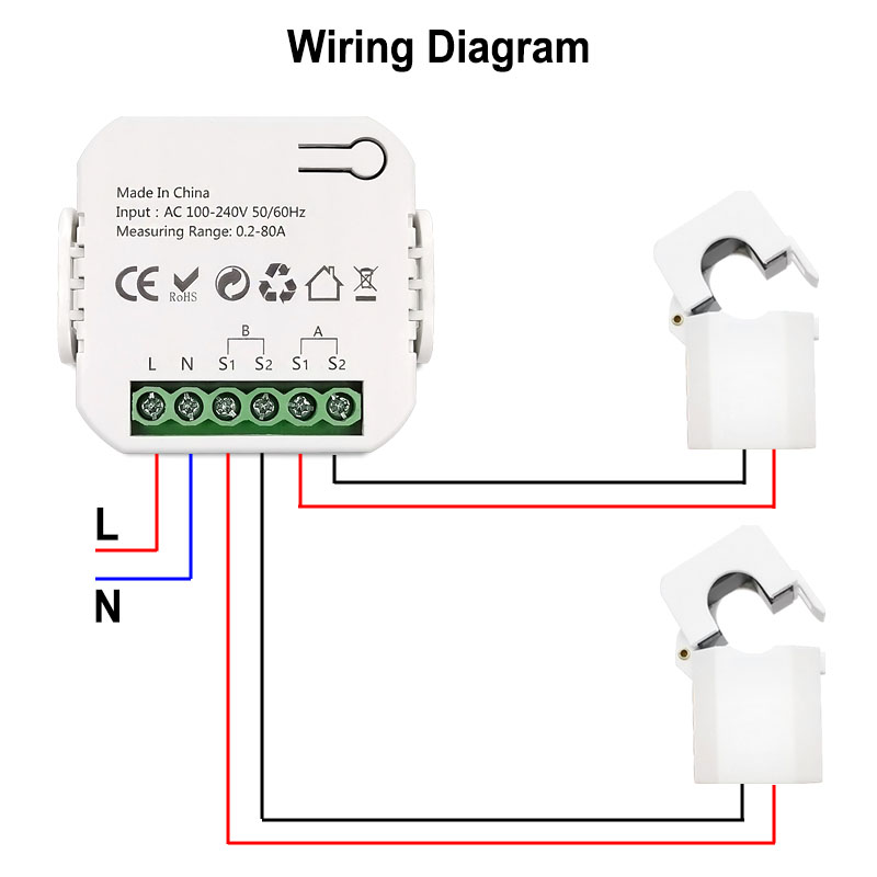 Smart WiFi Energy Meter Bidire - Smart Energy Monitor ulasan dan harga