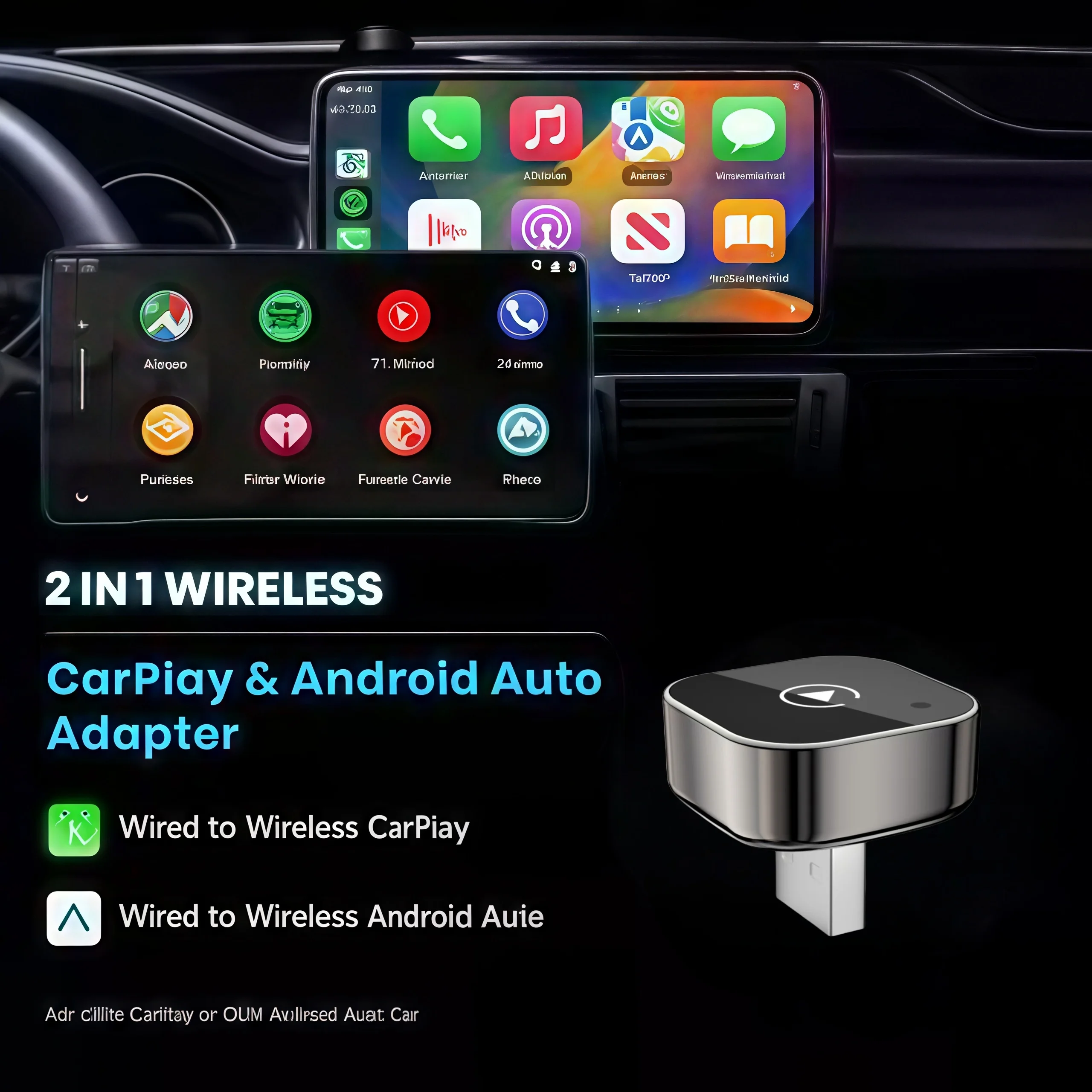 New Wireless CarPlay Android A - Smart Home Usb ulasan dan harga