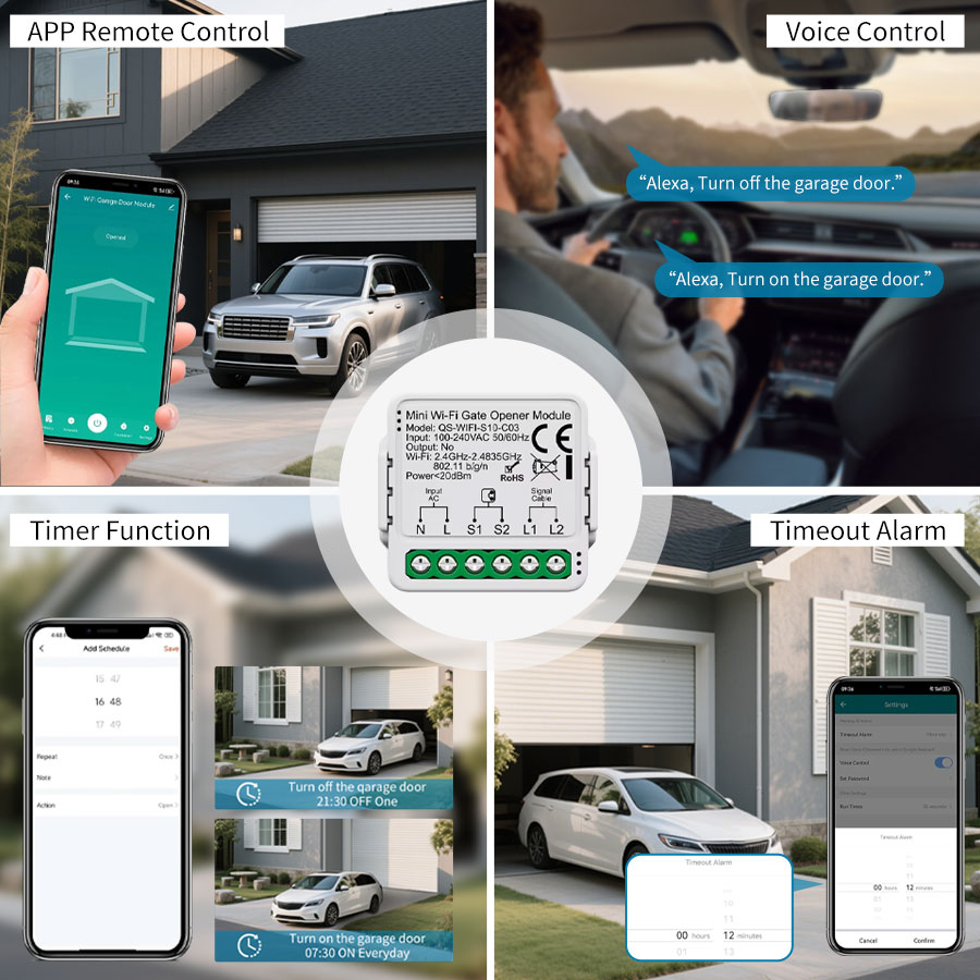 Tuya Smart WiFi or Zigbee Gara - Smart Home Sistem ulasan dan harga