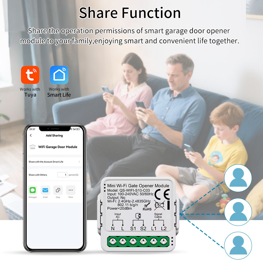 Tuya Smart WiFi or Zigbee Gara - Smart Home Sistem ulasan dan harga
